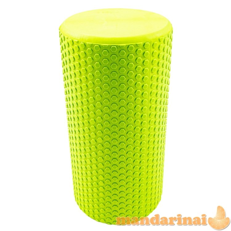 Masažinis jogos volas SANRO Foam roll 30*15cm Salotinis