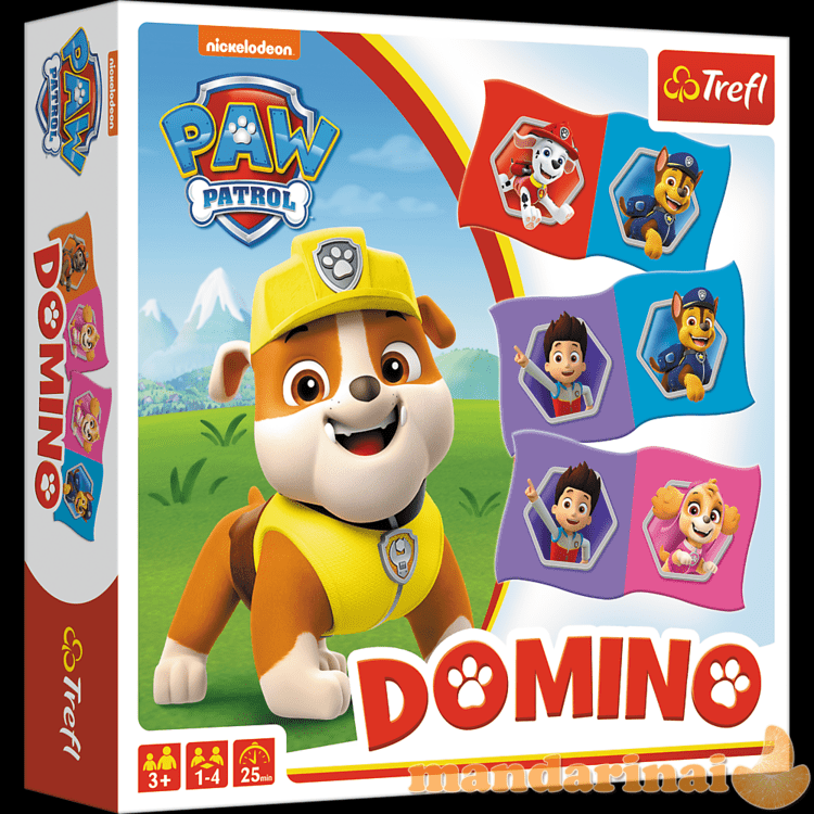 TREFL PAW PATROL Žaidimas Domino  Šuniukas-patrulis“