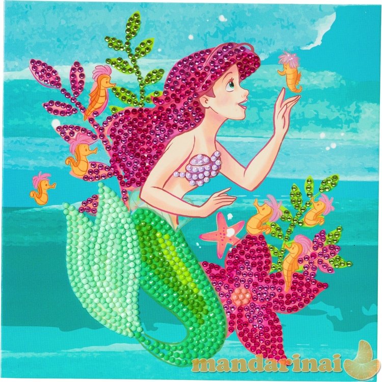 DISNEY PRINCESS CRYSTAL ART Atvirukas „Arielė“