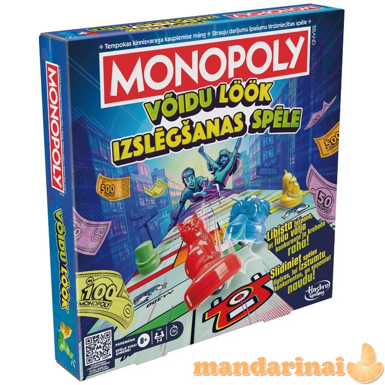 MONOPOLY Boardgame Knockout (In Estonian and Latvian lang.)