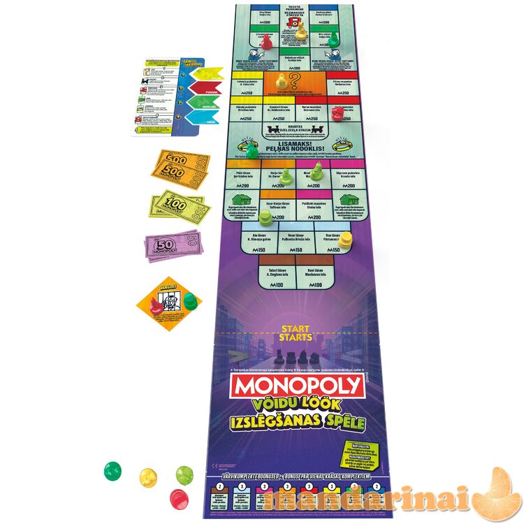 MONOPOLY Boardgame Knockout (In Estonian and Latvian lang.)