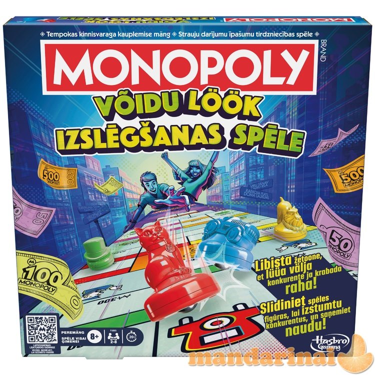 MONOPOLY Boardgame Knockout (In Estonian and Latvian lang.)