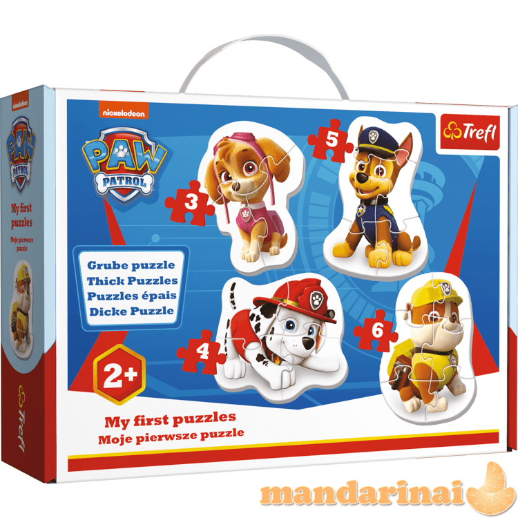 TREFL PAW PATROL Klasikinė mažylių dėlionė „Šuniukas-patrulis 