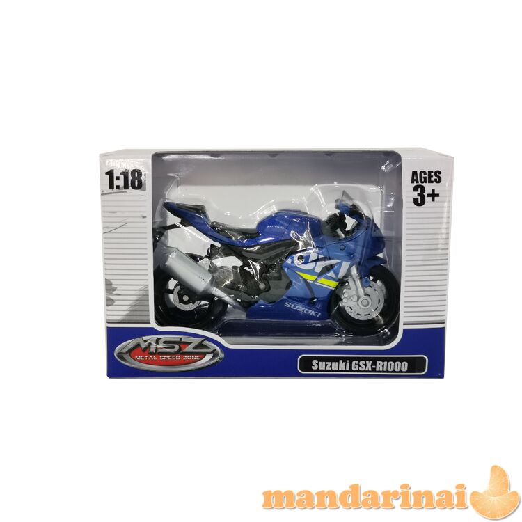 MSZ Motociklas SUZUKI GSR-R1000, 1:18