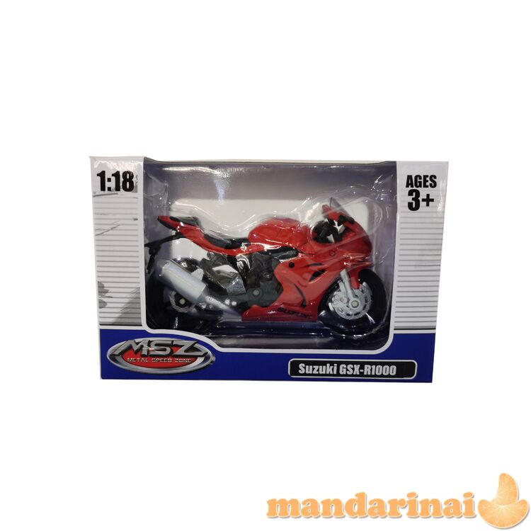 MSZ Motociklas SUZUKI GSR-R1000, 1:18