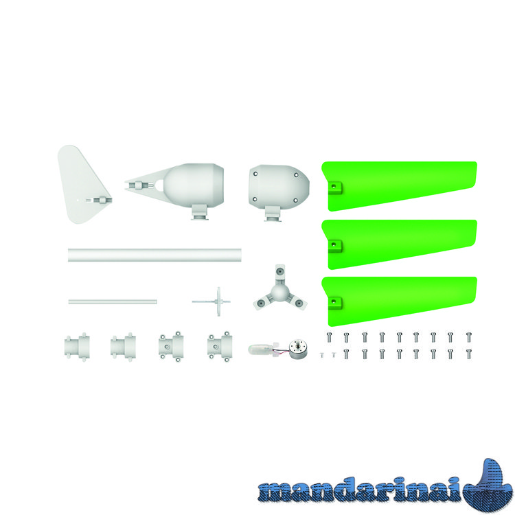 4M GREEN SCIENCE Rinkinys „Vėjo turbina“