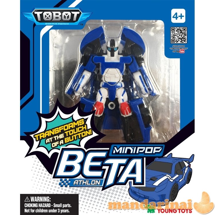 TOBOT Transformeris ATHLON MINI BETA, 10 cm