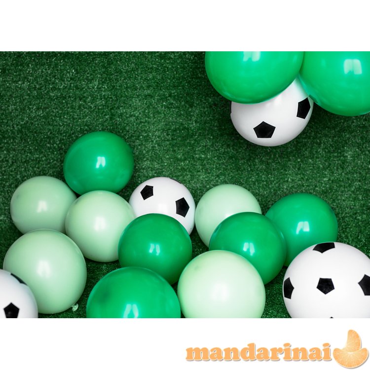 Balloons 30cm, Football, Pure White (1 pkt / 50 pc.)