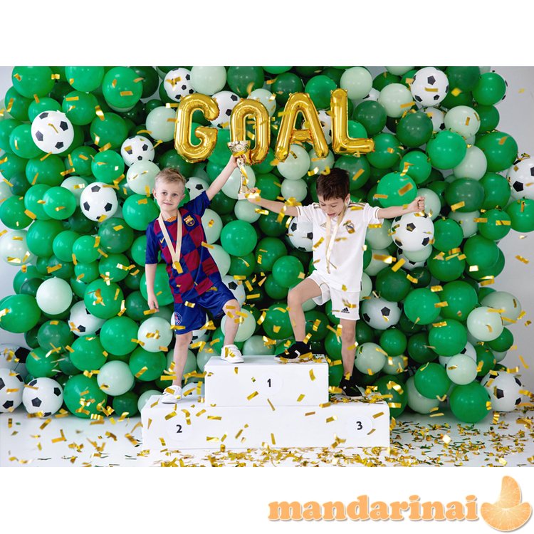 Balloons 30cm, Football, Pure White (1 pkt / 50 pc.)