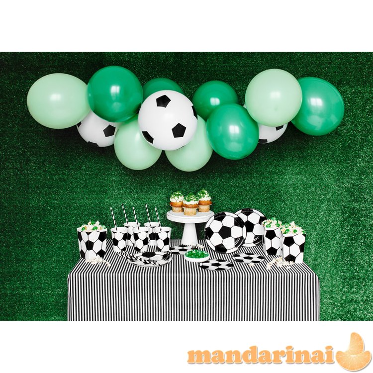 Balloons 30cm, Football, Pure White (1 pkt / 50 pc.)