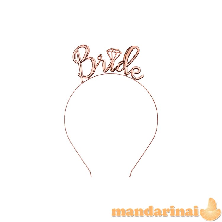 Headband Bride, rose gold