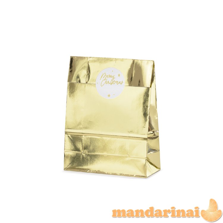 Gift bags, gold, 18.5x28.5x8cm (1 pkt / 3 pc.)