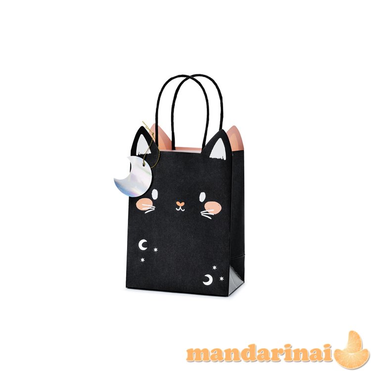 Gift bag Cat, mix, 8x14x18 cm