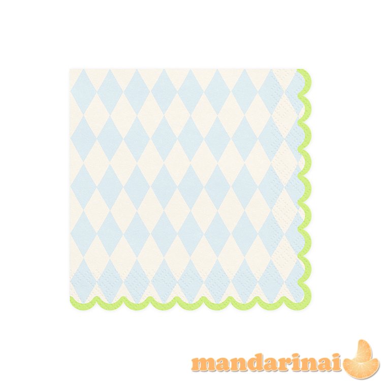 Napkins Rhombuses, mix, 33x33 cm (1 pkt / 20 pc.)