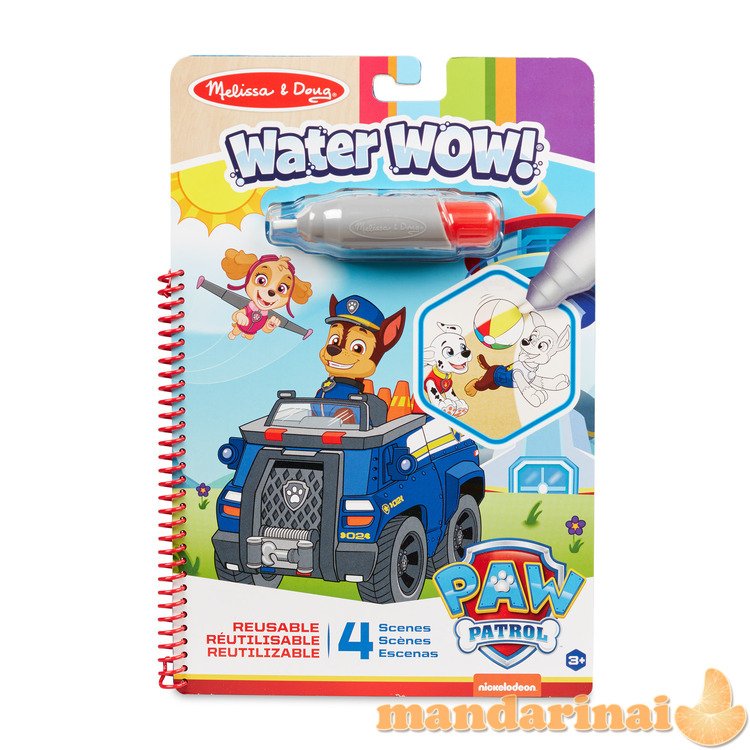 PAW PATROL Water Wow! Piešimo vandeniu rinkinys „Chase“