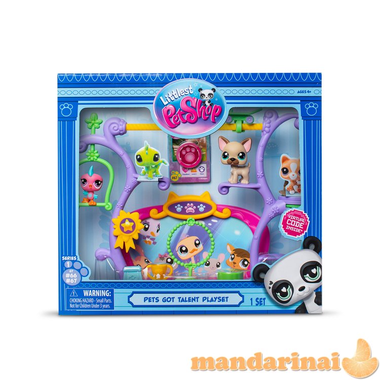 LITTLEST PET SHOP Rinkinys „Gyvūnėliai turi talentą“