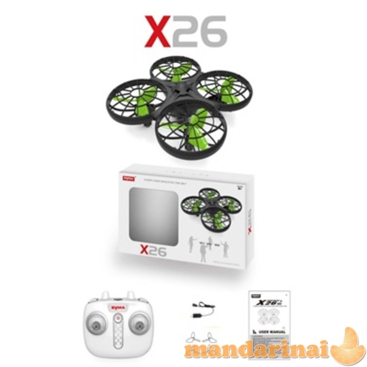 „Syma X26“ kliūčių išvengimo RC dronas 2,4 GHz be galvos