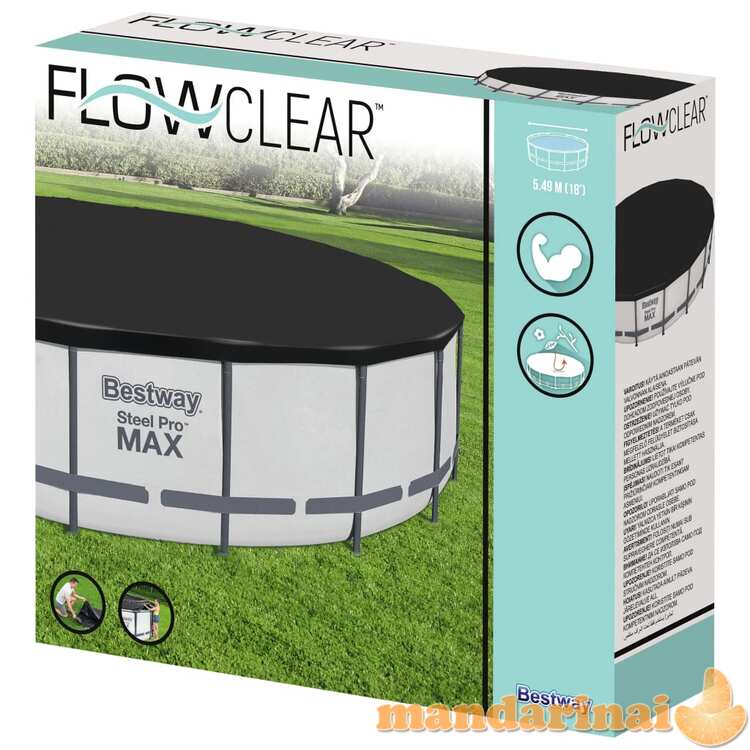 Bestway flowclear fast set baseino uždangalas, 555cm