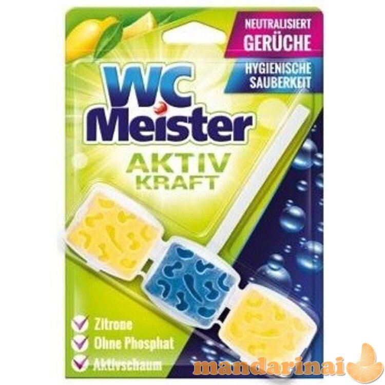 WC Meister WC valiklis 45g ZITRONE