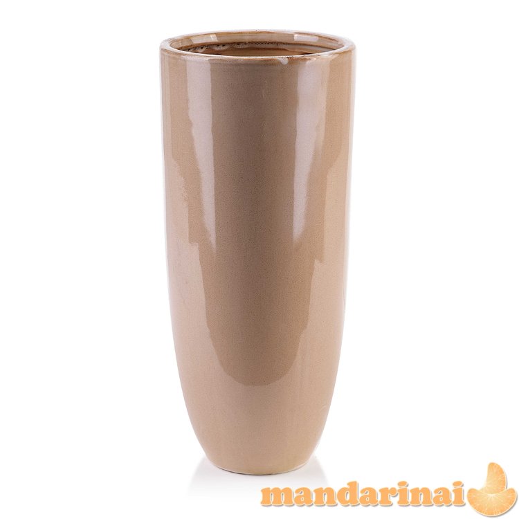 YANDA BEIGE Vaza 13xh29,5cm