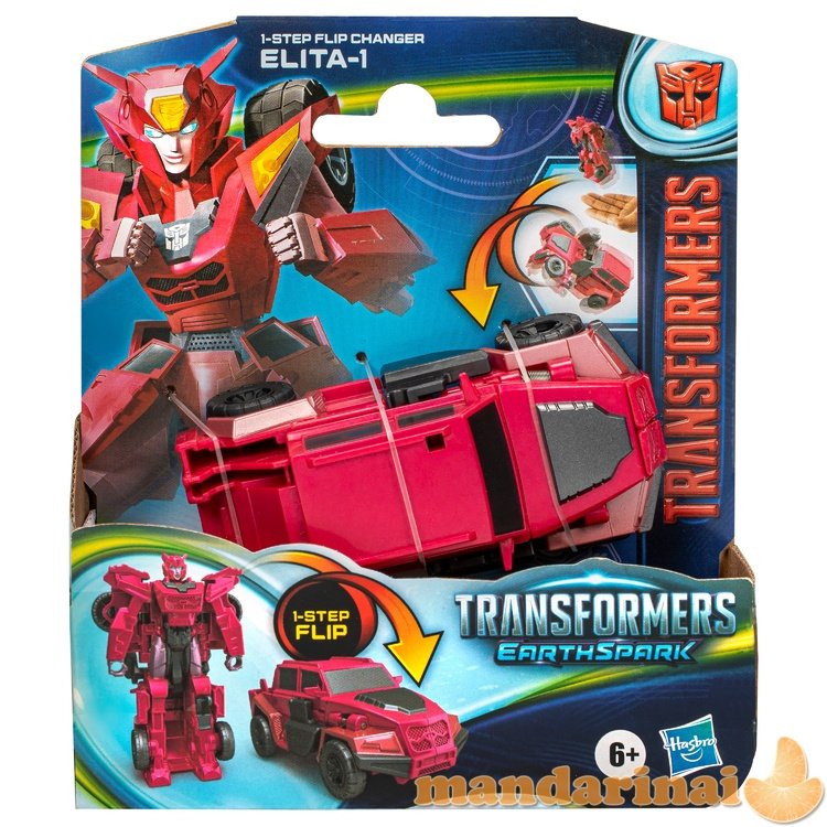 TRANSFORMERS EARTHSPARK figūrėlė 1 Step Flip, 10 cm