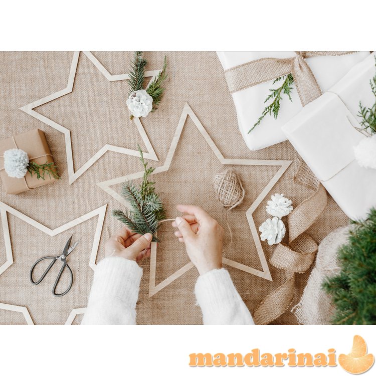 Hanging decorations Stars, mix (1 pkt / 3 pc.)