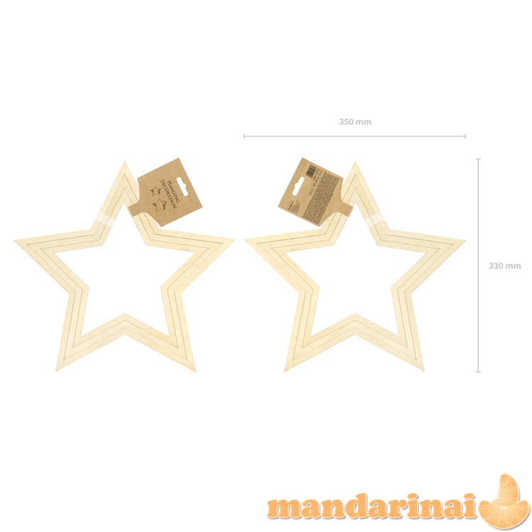 Hanging decorations Stars, mix (1 pkt / 3 pc.)