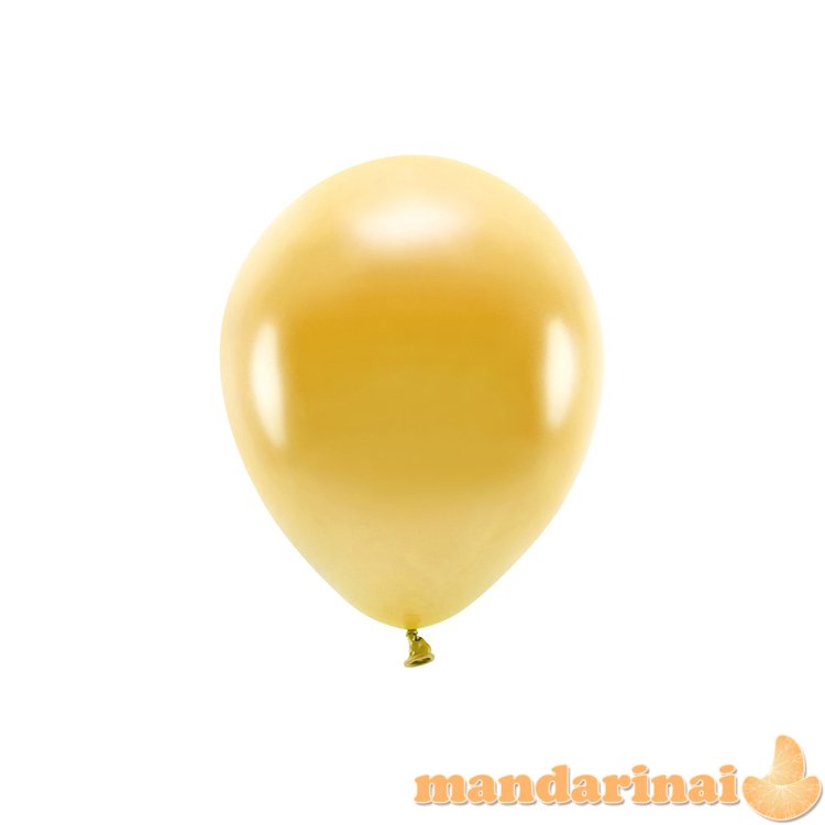 Eco Balloons 26cm metallic, gold (1 pkt / 100 pc.)