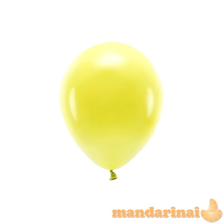 Eco Balloons 26cm pastel, yellow (1 pkt / 100 pc.)