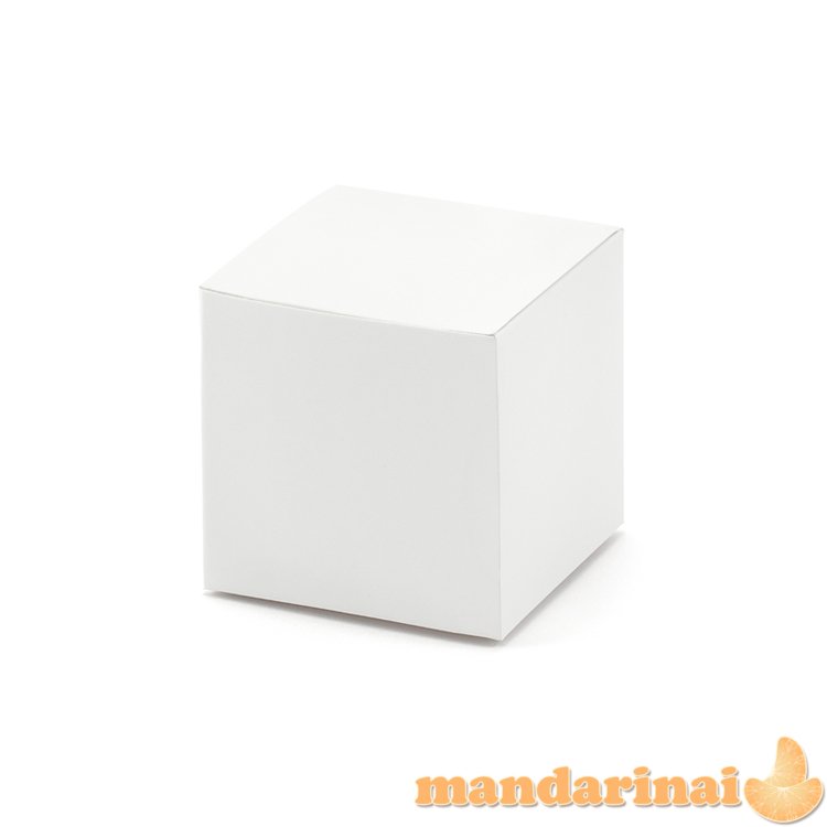 Square boxes, white (1 pkt / 10 pc.)