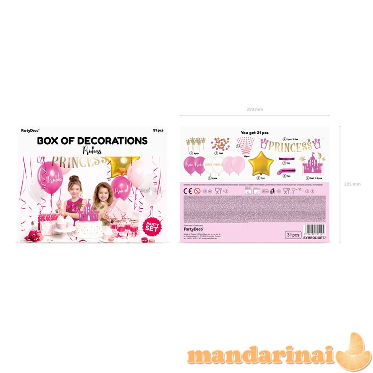 Party decorations set - Princess