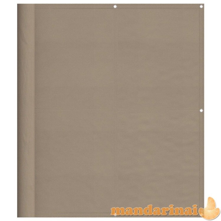 Balkono pertvara, taupe, 120x800cm, 100% oksfordo poliesteris