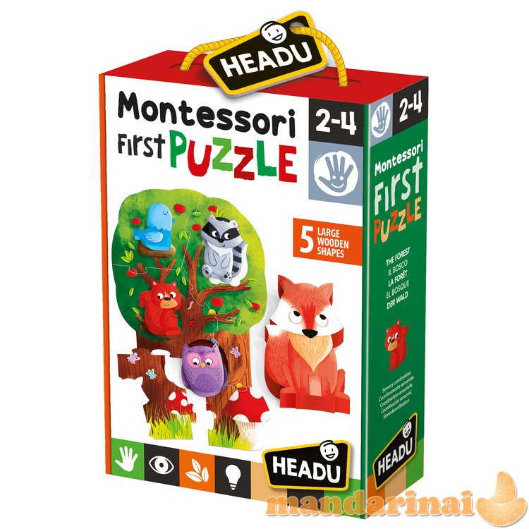 HEADU „Montessori“ Pirmoji dėlionė „Miškas“