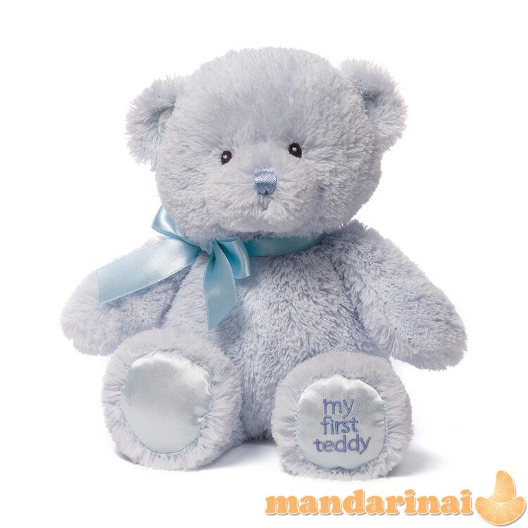 GUND Mano pirmasis pliušinis meškutis, mėlynas, 25 cm