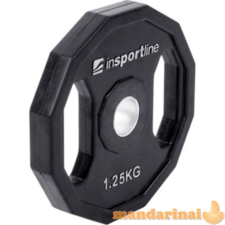 Guma padengtas svoris 30mm inSPORTline Ruberton 1,25kg