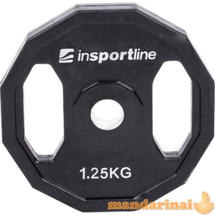 Guma padengtas svoris 30mm inSPORTline Ruberton 1,25kg