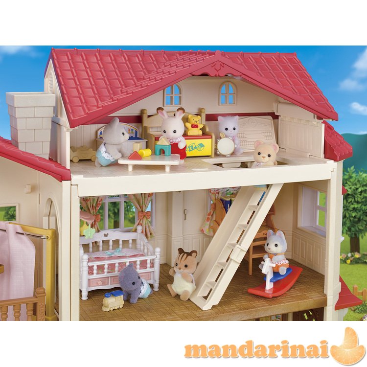 SYLVANIAN FAMILIES Kaimo namas su raudonu stogu