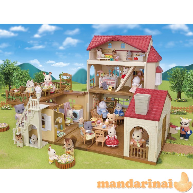 SYLVANIAN FAMILIES Kaimo namas su raudonu stogu