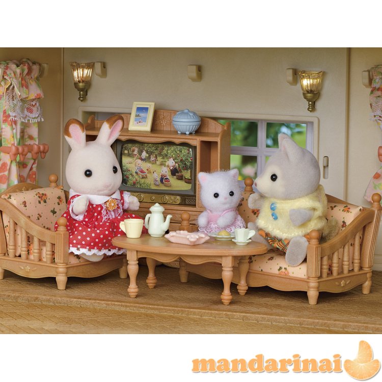 SYLVANIAN FAMILIES Kaimo namas su raudonu stogu