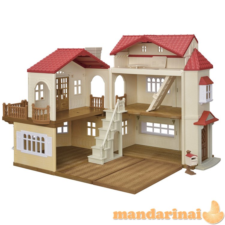 SYLVANIAN FAMILIES Kaimo namas su raudonu stogu