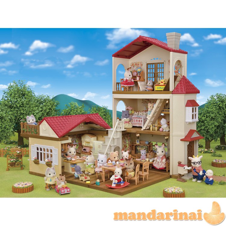 SYLVANIAN FAMILIES Kaimo namas su raudonu stogu