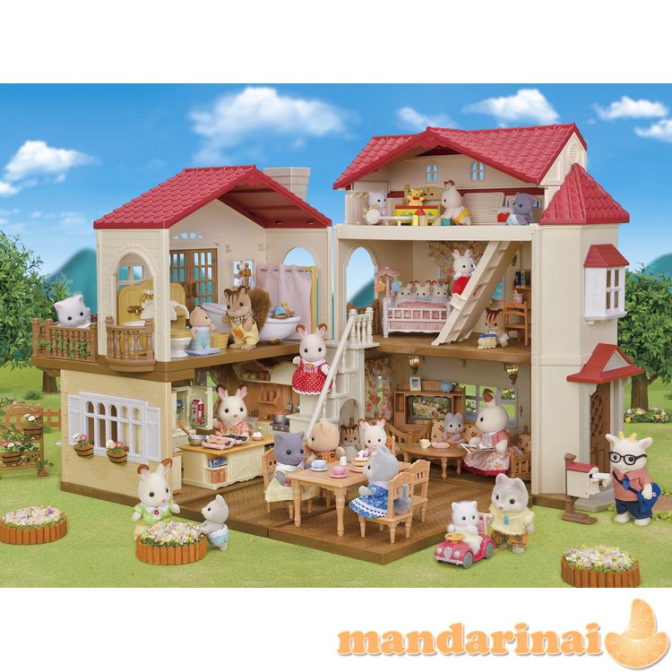 SYLVANIAN FAMILIES Kaimo namas su raudonu stogu