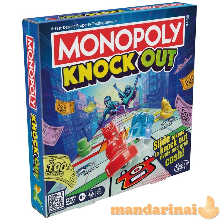 MONOPOLY Stalo žaidimas „Knockout“, anglų k.