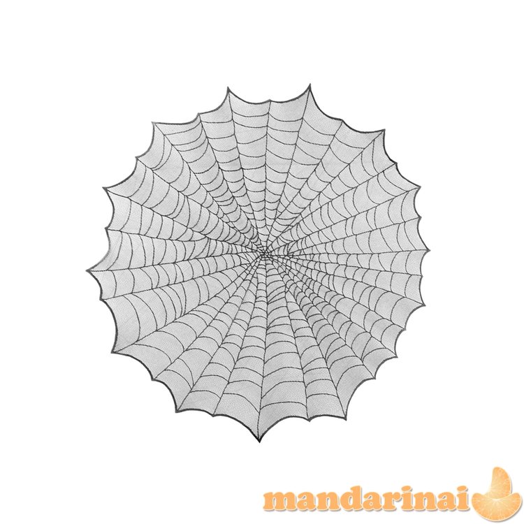 Spider Web Tablecloth, 124cm