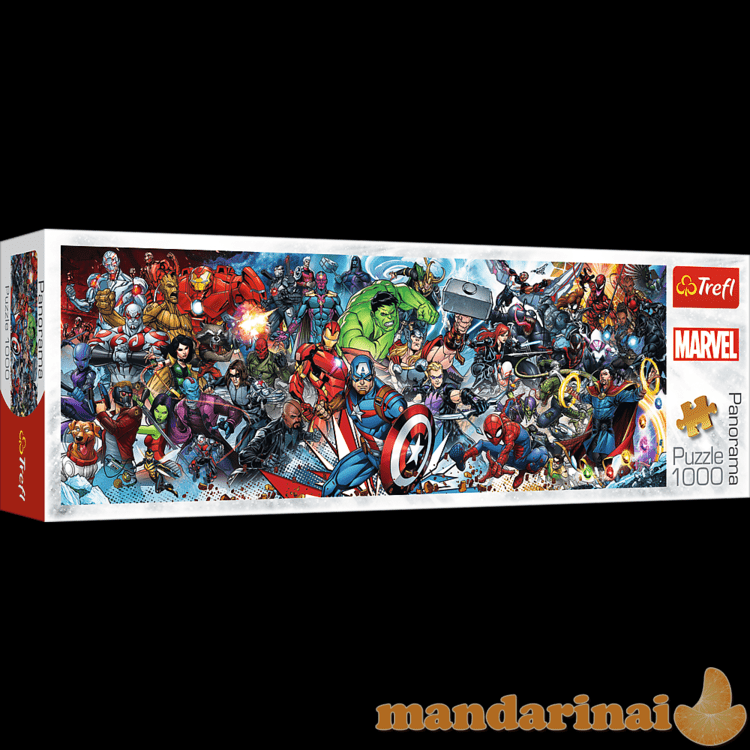 TREFL MARVEL Panoraminė dėlionė, 1000 det.