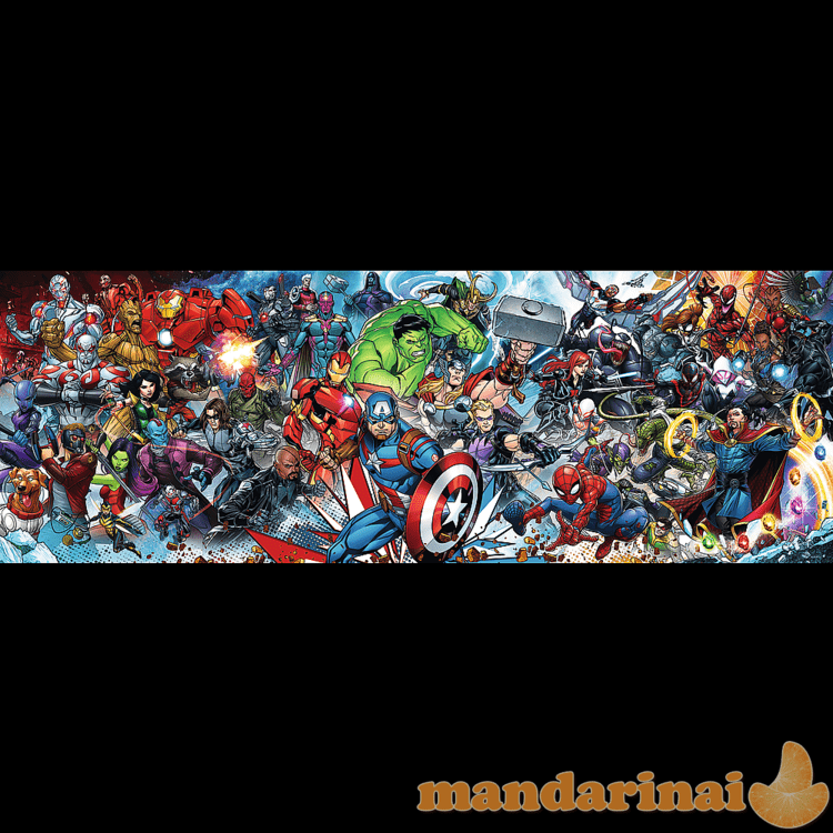 TREFL MARVEL Panoraminė dėlionė, 1000 det.