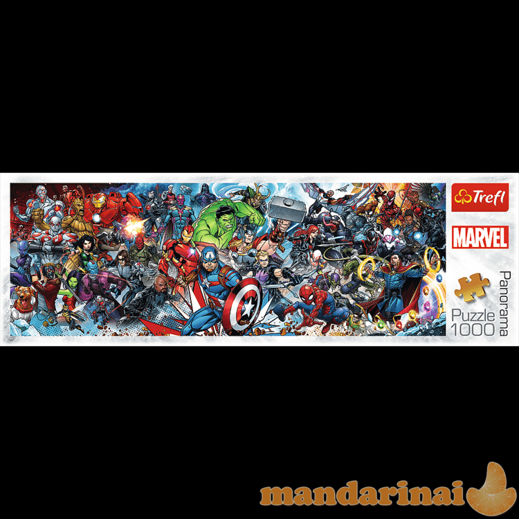 TREFL MARVEL Panoraminė dėlionė, 1000 det.