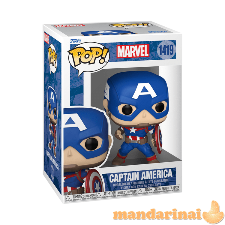 FUNKO POP! Vinilinė figūrėlė: Marvel - Captain America