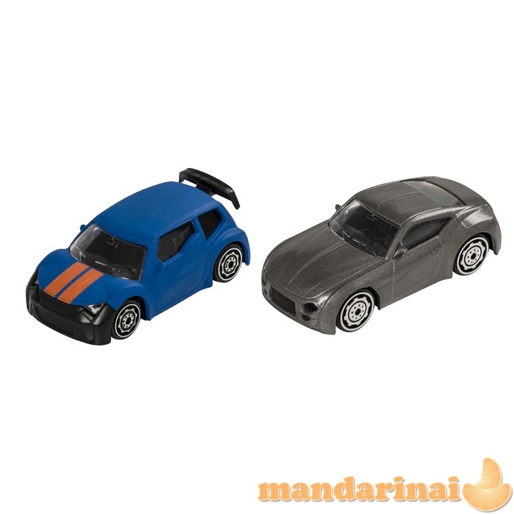 TEAMSTERZ Gatvės automobiliai, 2 vnt., 7,5cm