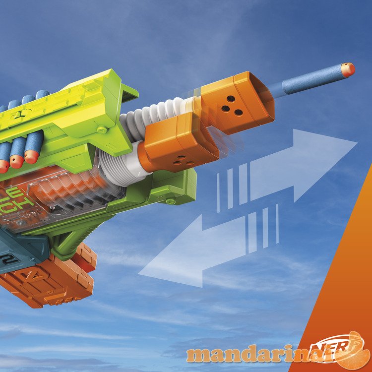 NERF ELITE 2.0 motorizuotas šautuvas DOUBLE PUNCH